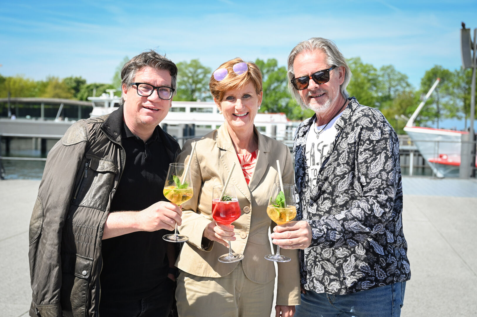 Dieter Heidegger (MShh Marketing), Sabine Tichy-Treimel (GF Dornbirner Messe) und Rainer Krohnfoth (Deko, Event, Desing Krohnfoth)