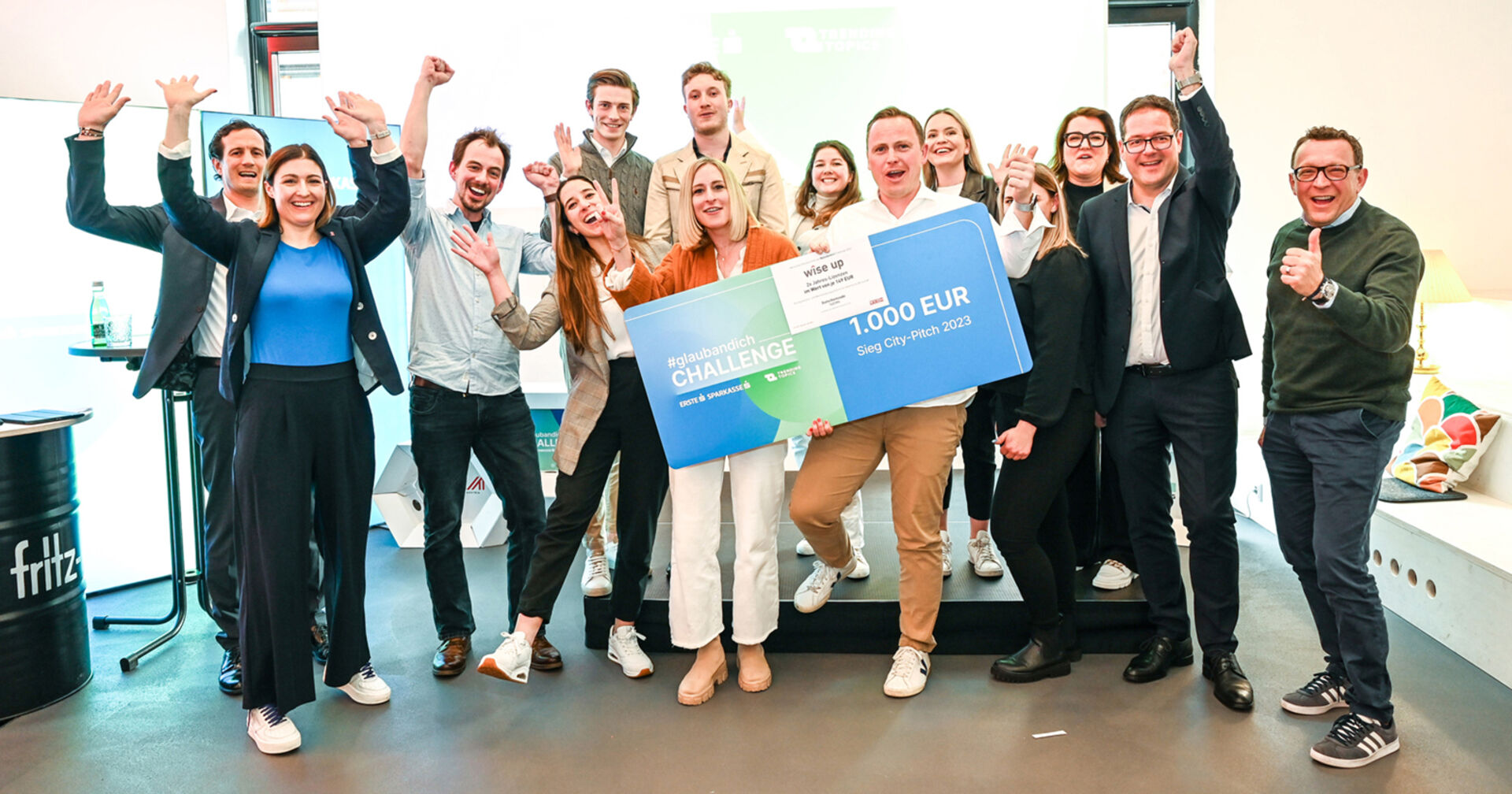 Fünf Jungfirmen präsentierten sich beim größten Startup-Wettbewerb Österreichs, der #glaubandich Challenge, in der Dornbirner Postgarage.