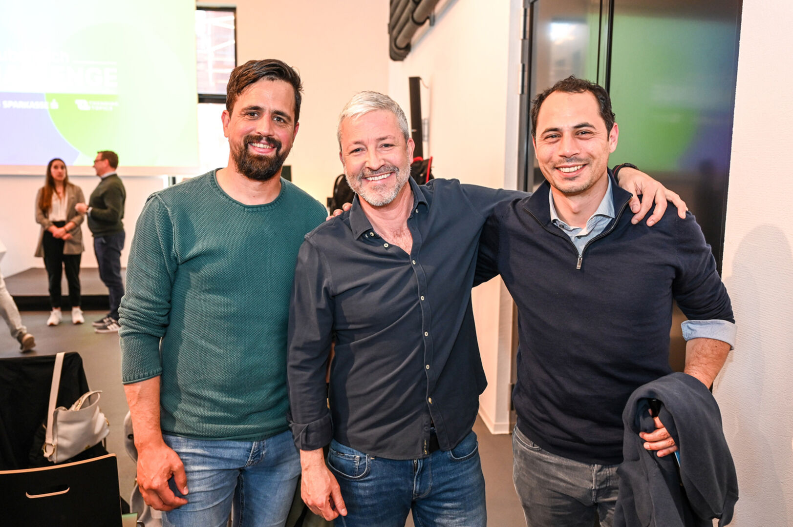 Marcus Krall (Dornbirn), Michael Raid (Schwarzach) und Mario Benzer (Klaus) (v. li.)