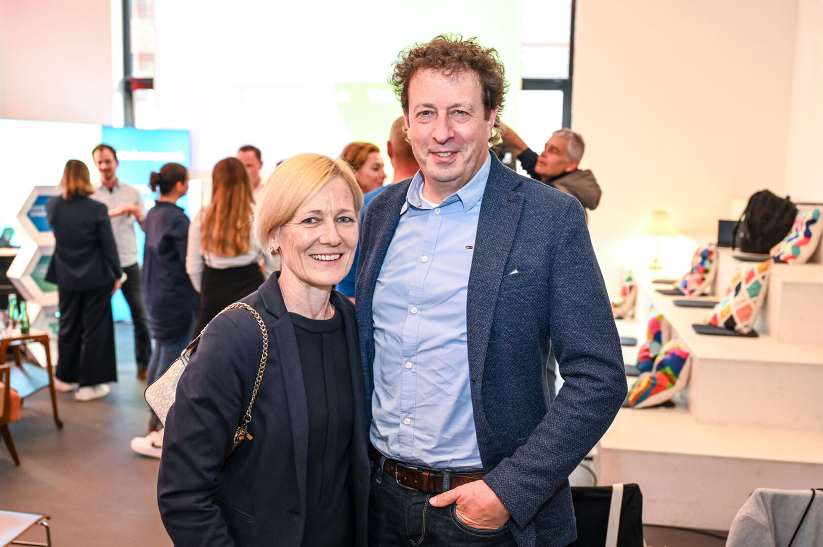 Evi und Thomas Bayer (Head of Human Resources Huber Holding)