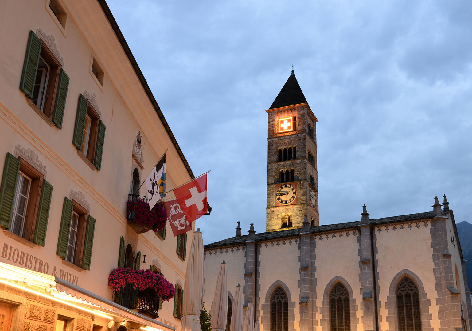 Poschiavo bei Nacht | Credit: iStock.com/Rini Kools