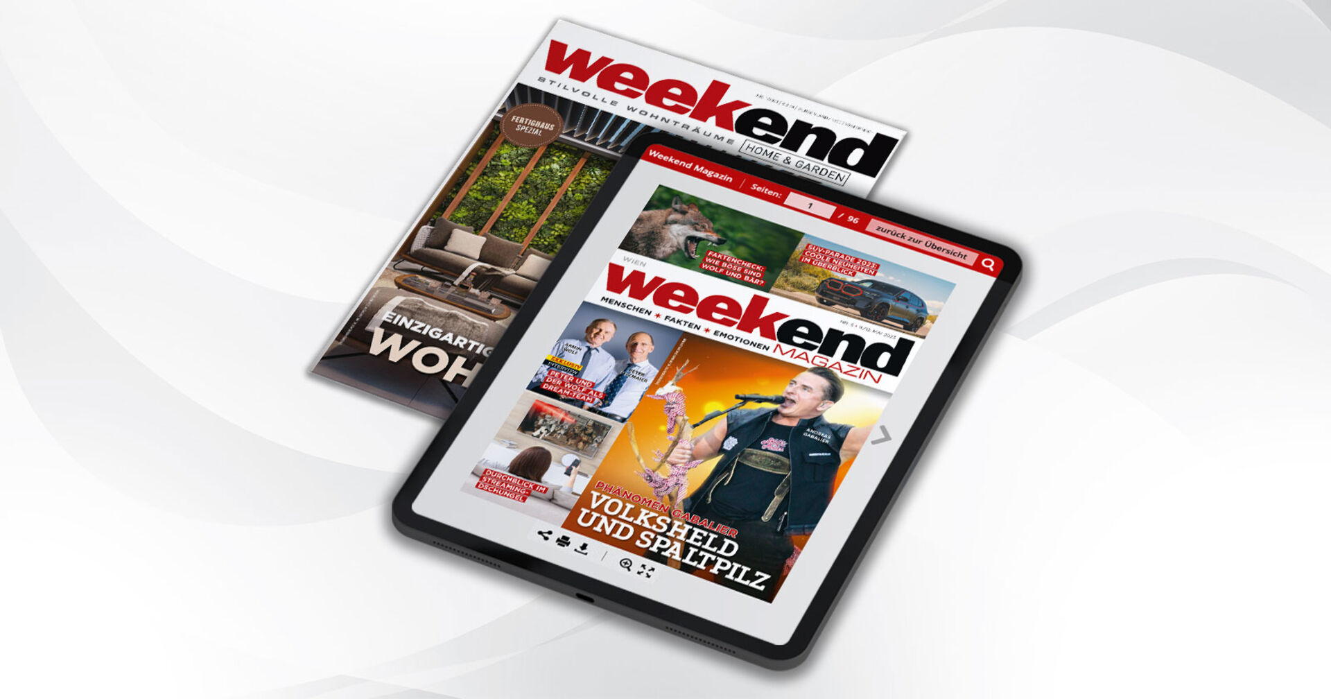 Die E-Paper-Ausgabe des Weekend Magazins | Credit: Weekend Magazin GmbH