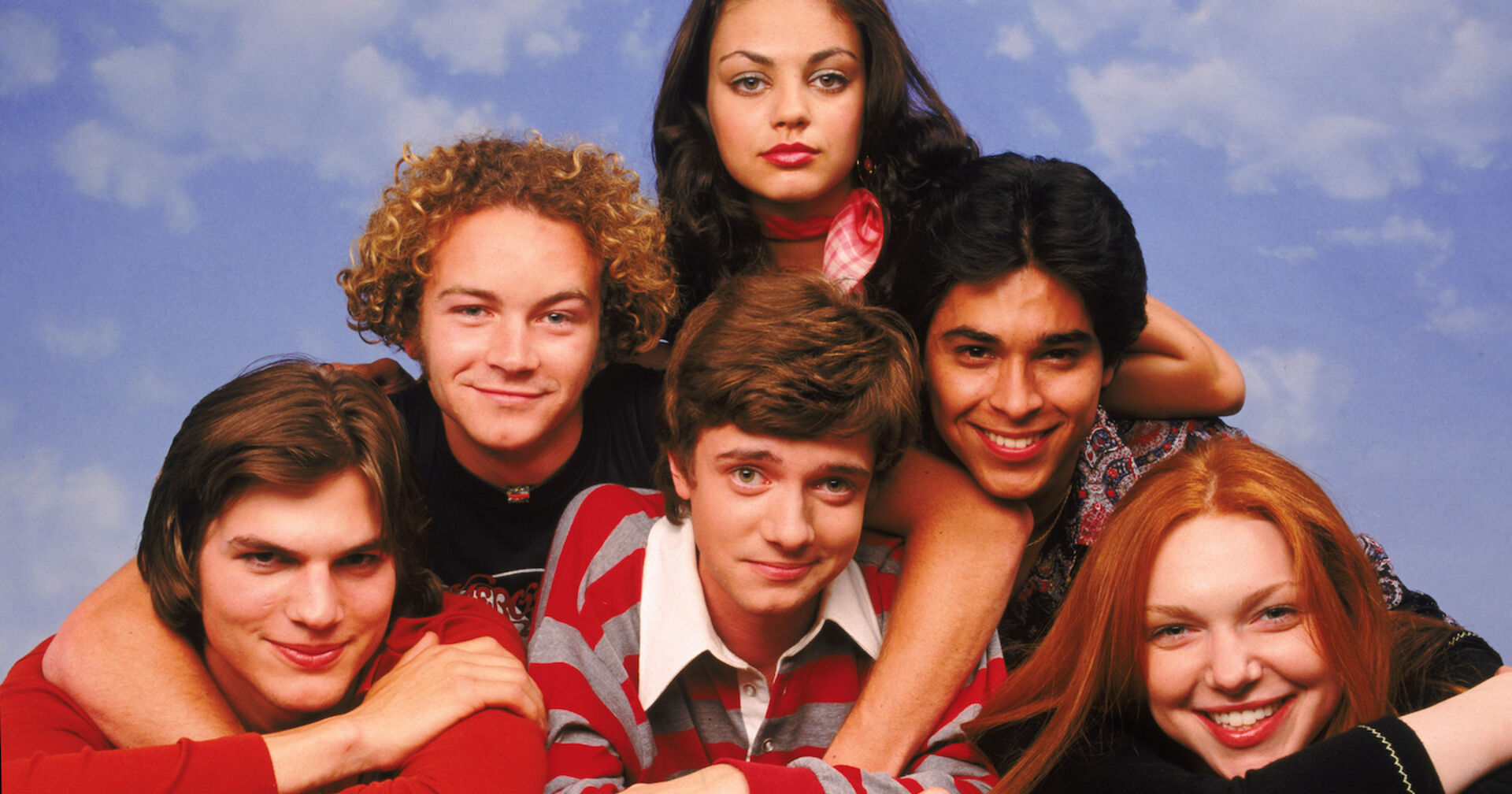 Die Hauptschauspieler der Serie &quot;Die wilden Siebziger&quot;.