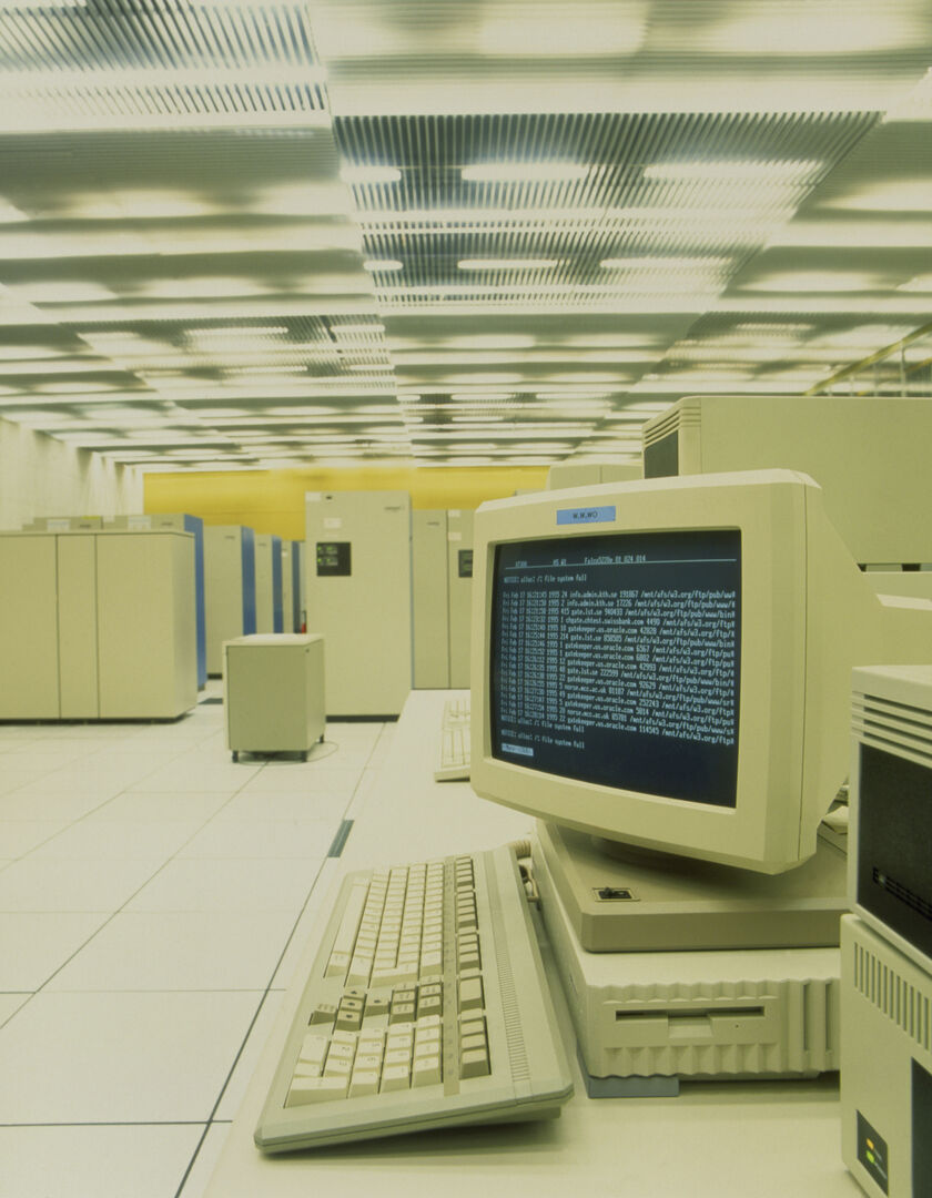 Alter Hauptserver im CERN