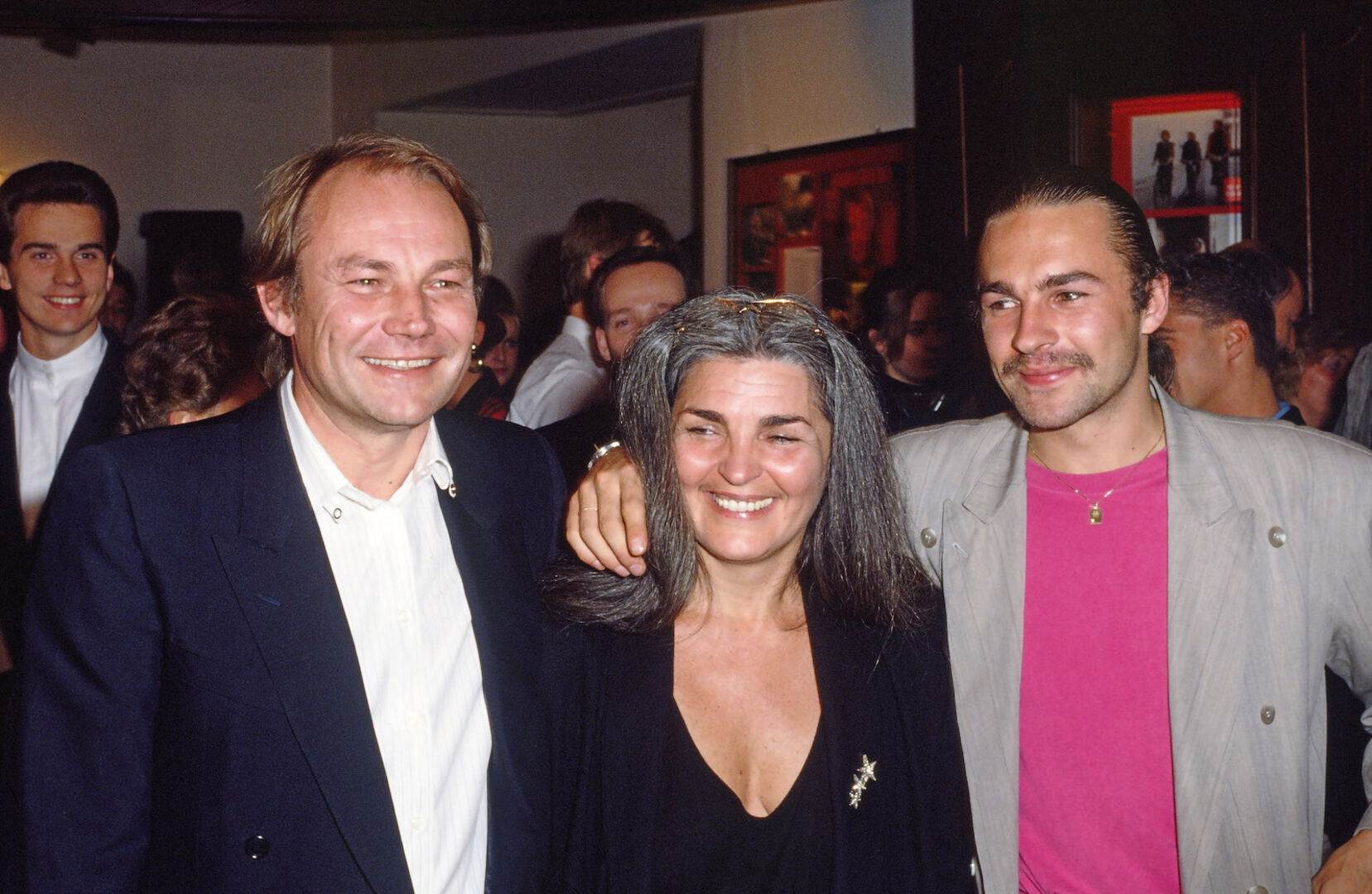 Brandauer mit Karin und dem gemeinsamen Sohn Christian.