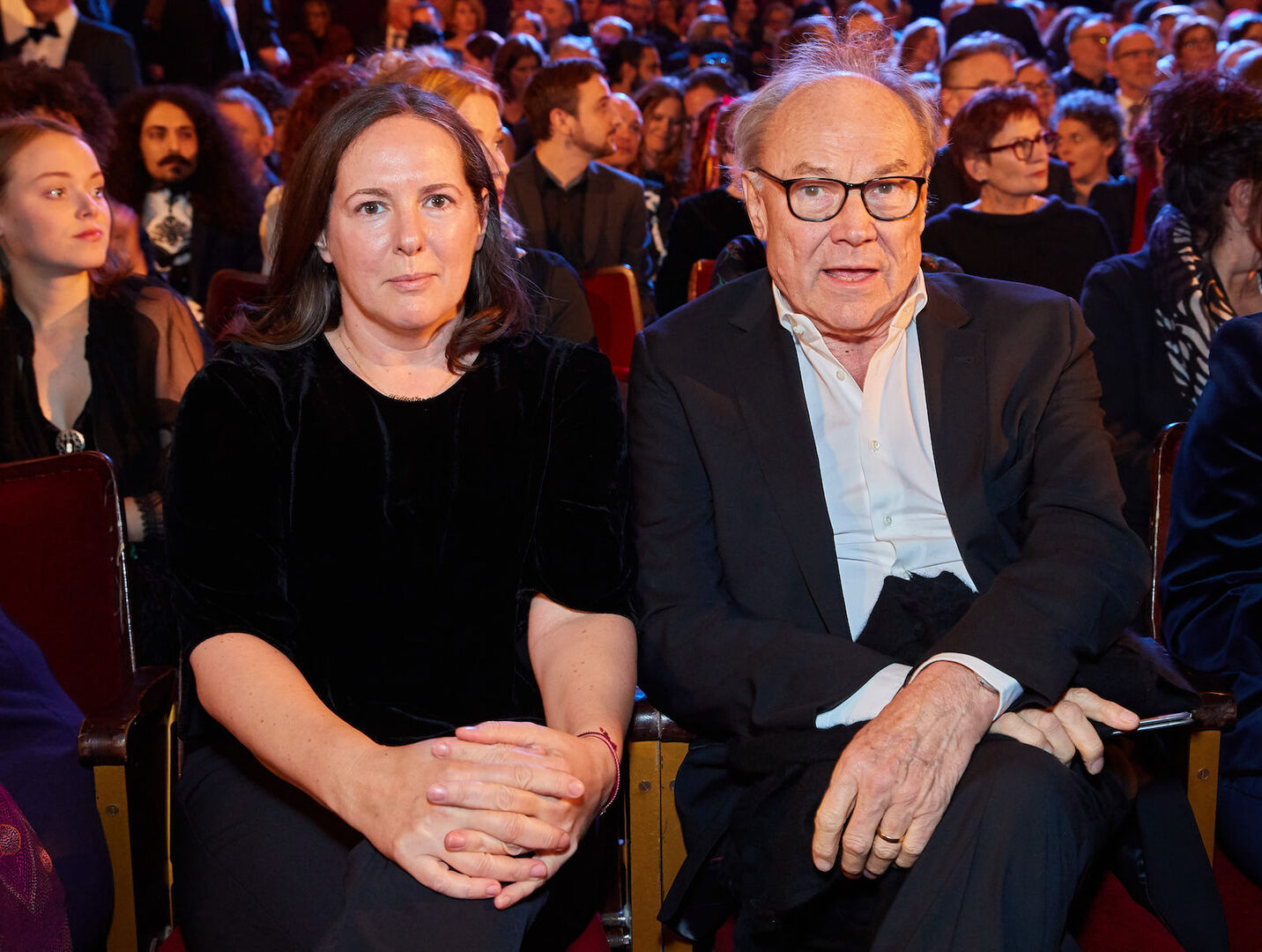 Klaus Maria Brandauer und seine Frau Natalie Krenn.