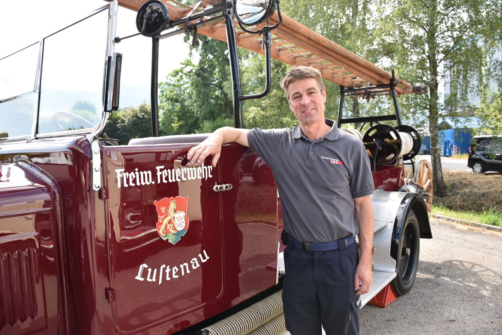 Jürgen Schwärzler (Lustenau) KFZ-Mechaniker, Feuerwehr Lustenau, Bj. 1926