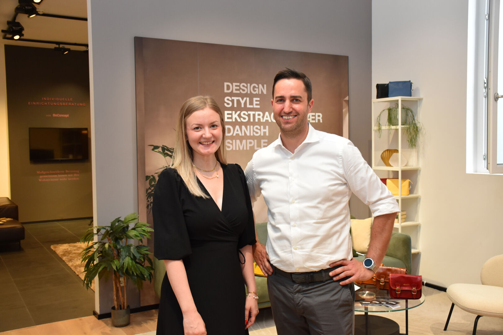 Elias Bildstein (EB Montagen) und Melanie Bartenbach (Bartenbach-Group, Bludenz)