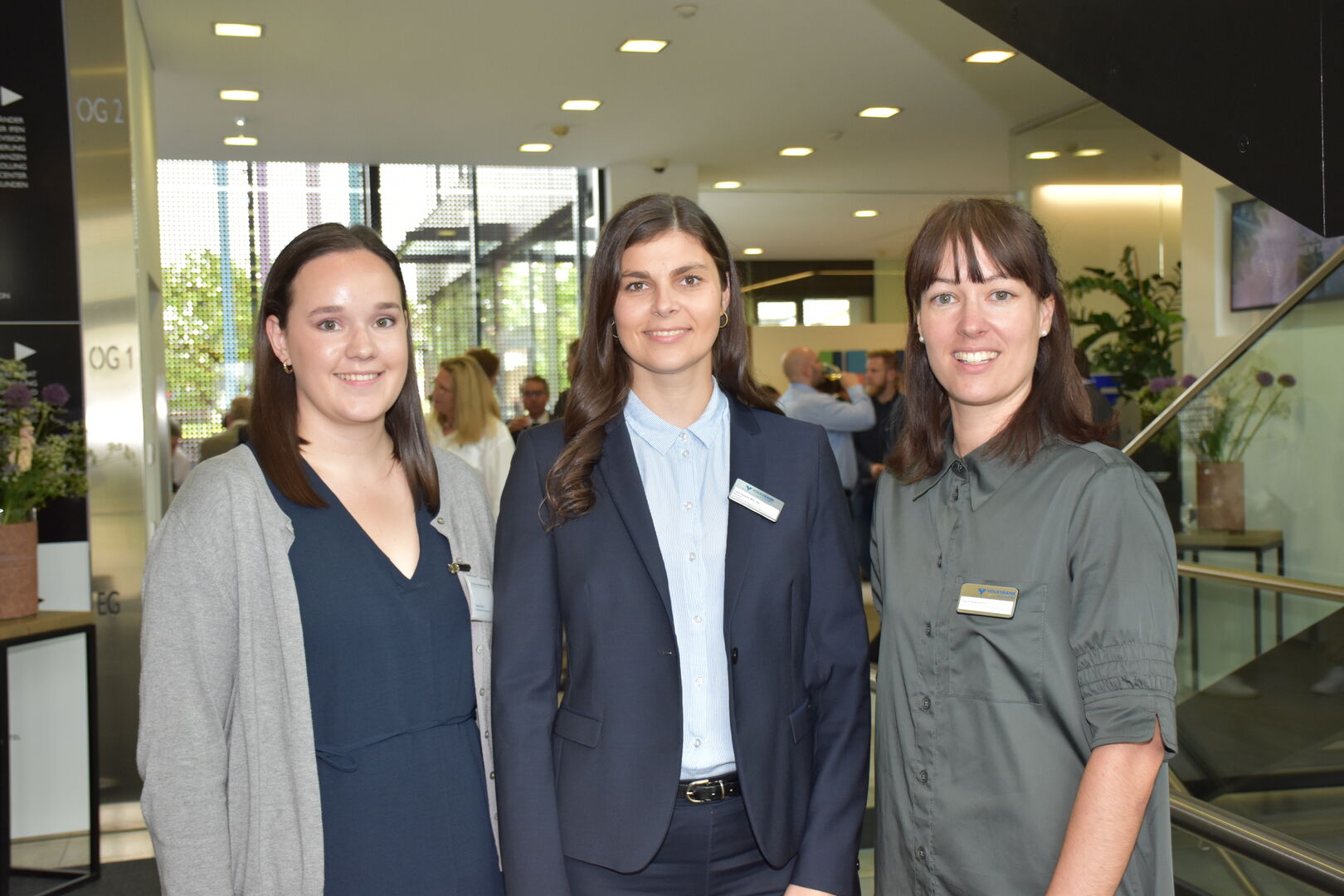 Volksbank Marketing- und Kommunikations-Team: Susanne Schuler, Lara Hanslik und Ingrid Nesensohn