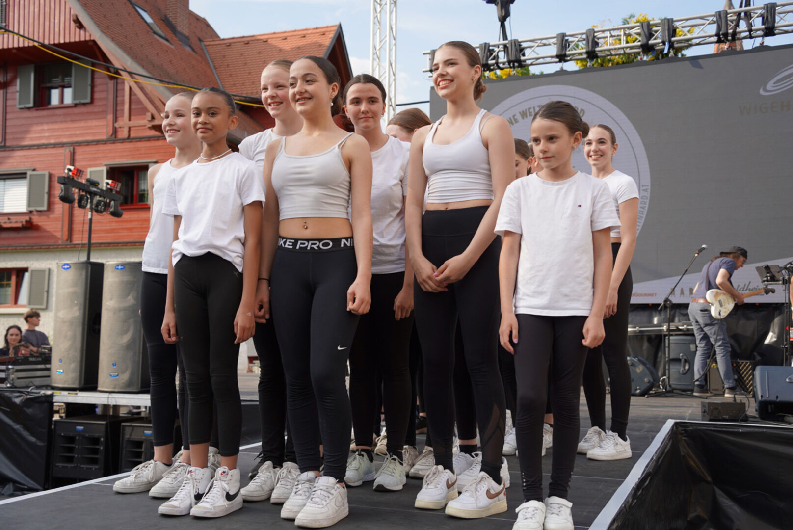 Die Showtanzgruppe der Turnerschaft Hard zeigte ihr Können.