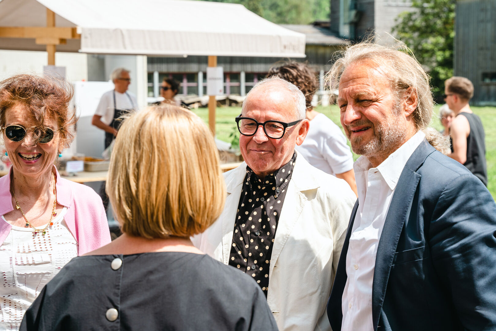 Ingrid Adamer mit Ekkehard Bechtold, Heinz Rüscher (Tischlerei Rüscher)