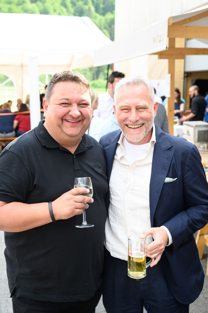 Christian Rüscher (GF Tischlerei Rüscher), Joachim Alge (i+R Gruppe)