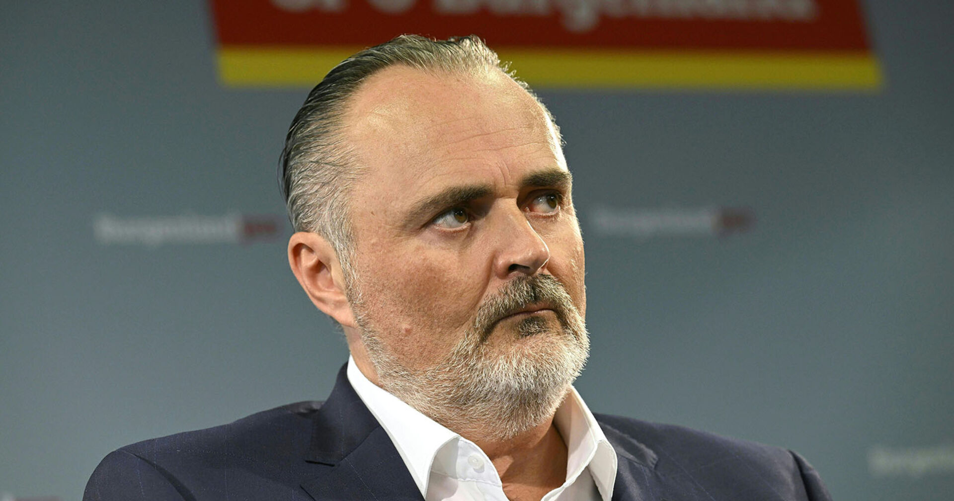 Burgenlands Landeshauptmann Hans Peter Doskozil im Rahmen einer Pressekonferenz