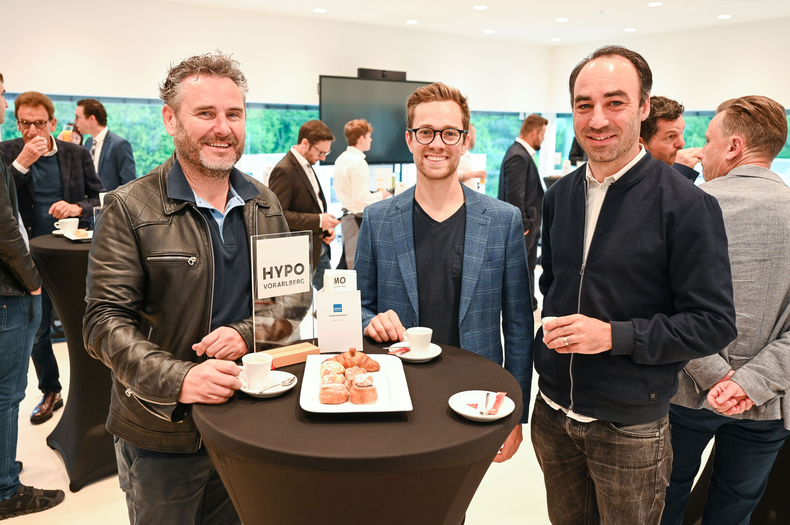 Michael Gerencer (Viterma), Fabian Braitsch (Hempions) und Alexander Abbrederis (pratopac) (v. li.)