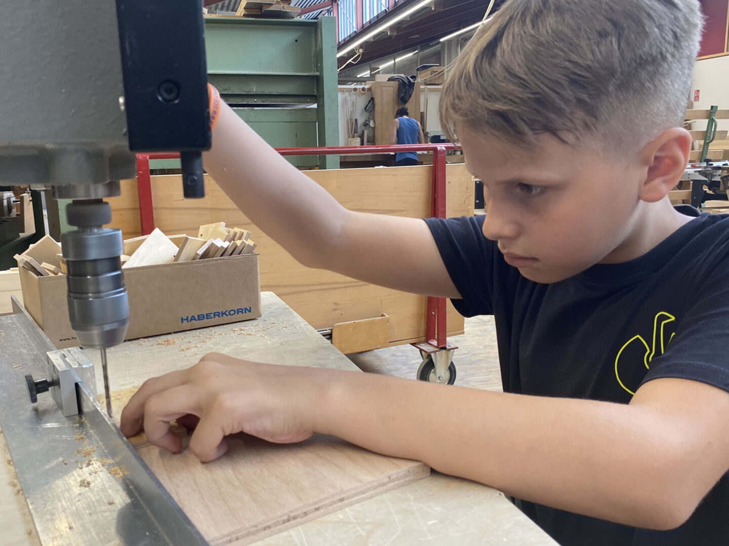 Samuel bei Fa. Rieger Orgelbau