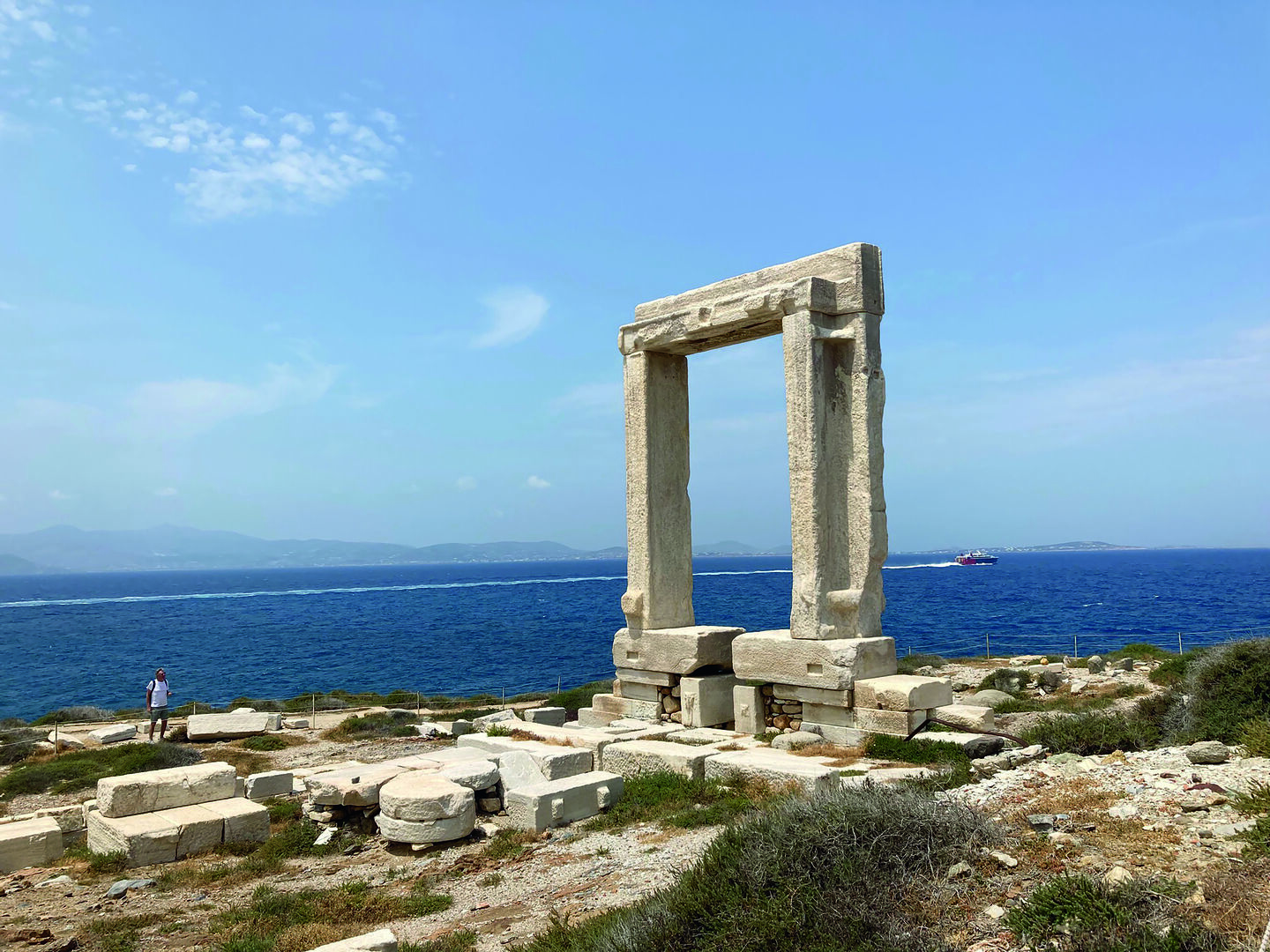 Das Portara ist das Wahrzeichen von Naxos.