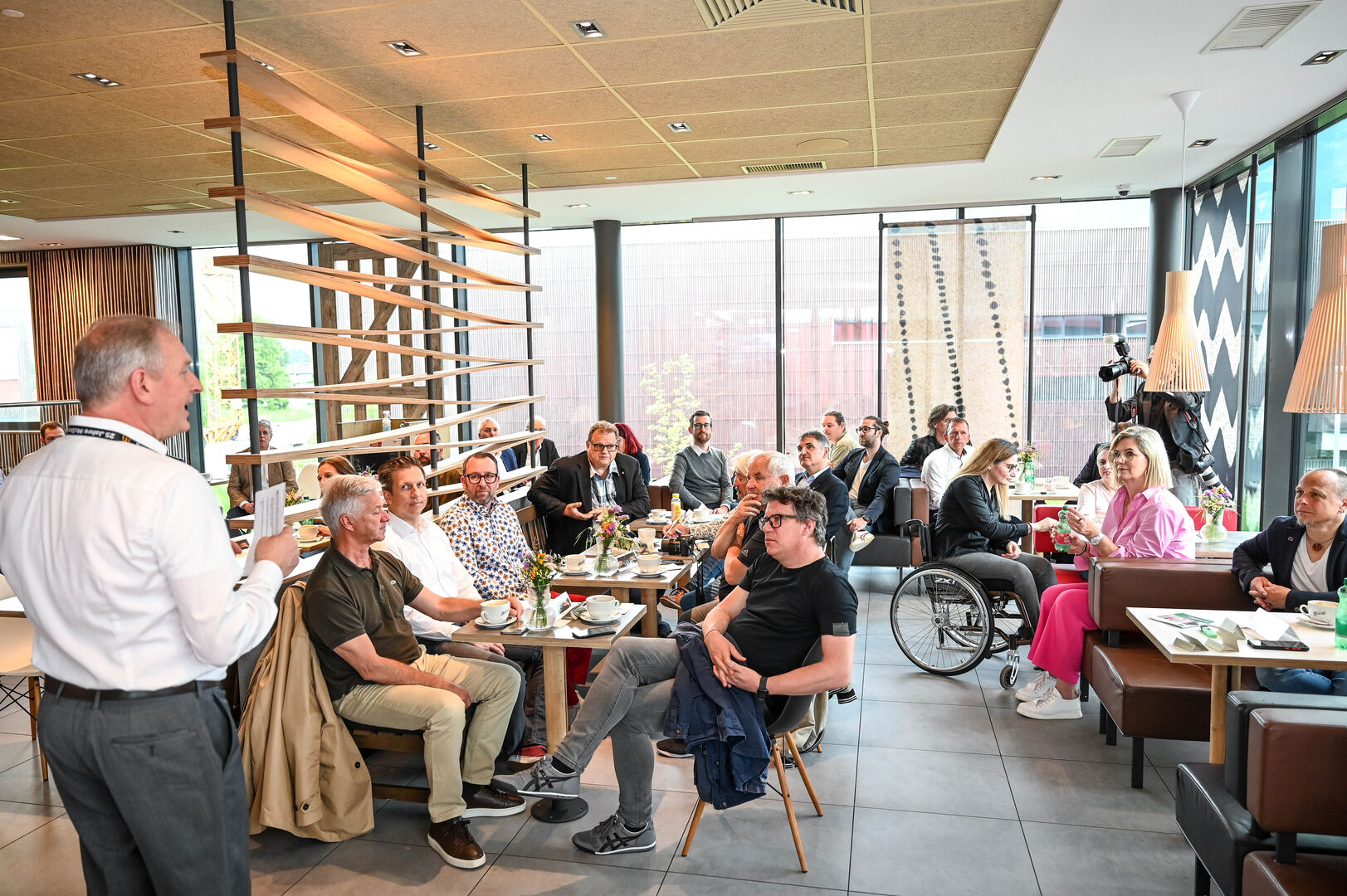 Im Rahmen der Veranstaltung präsentierte Franchisenehmer Loek Versluis gelungen Beispiel von beruflicher Inklusion bei McDonald's Vorarlberg.