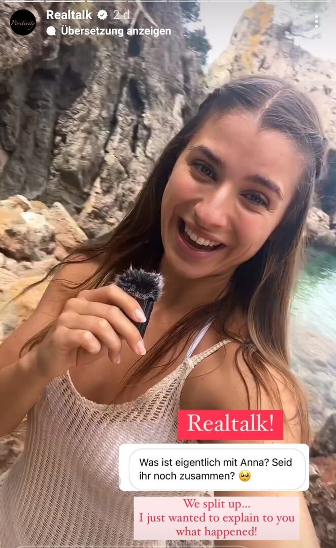 In ihrer Instagram-Story sprach Stella über die Trennung