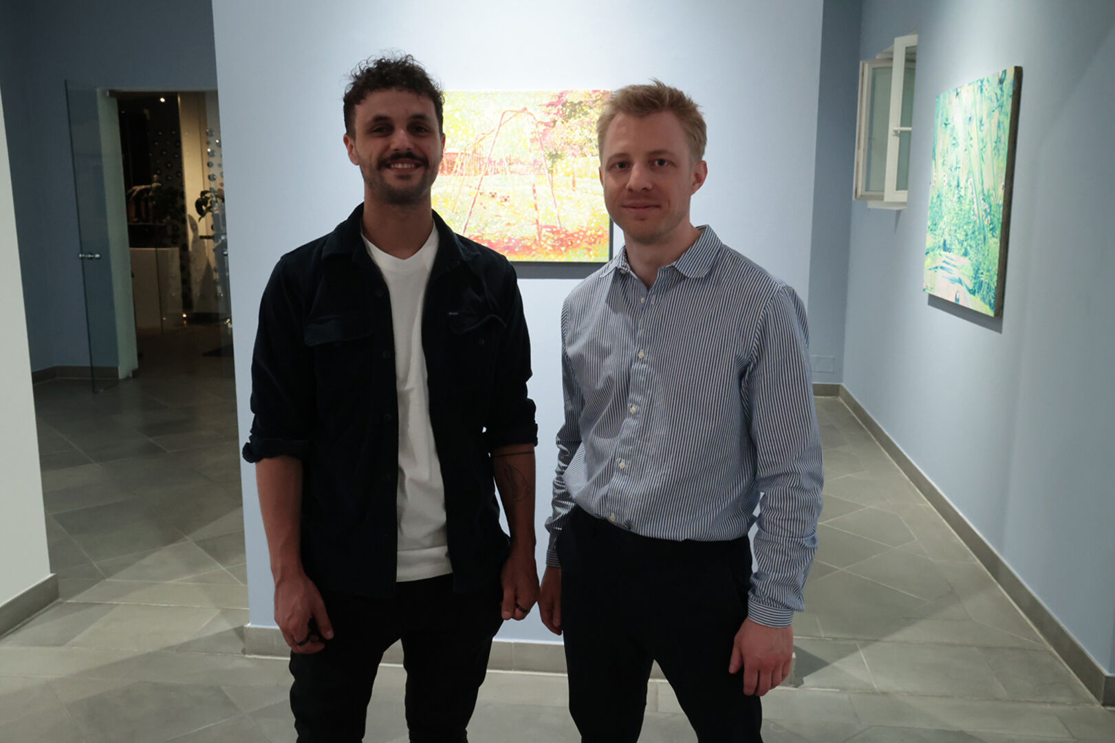 Matthias Dorn und Influenzer Manuel (v. li.).