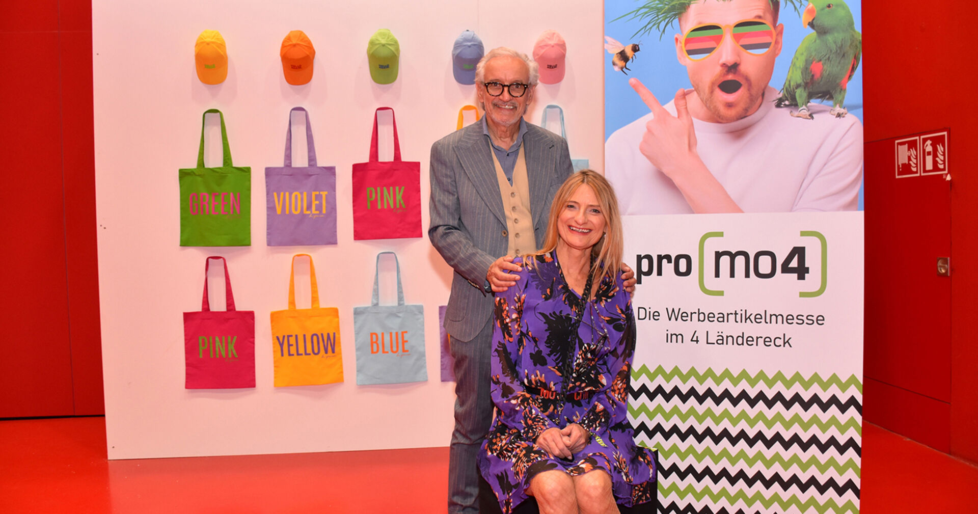 Kreativ. Nachhaltig: Messemacher Manfred Janek und Karin Weinhandel (KW open Promotion Consulting, Hohenems, www.kw-open.com)