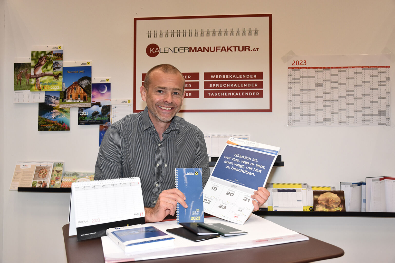 Produktion für 2024 läuft bereits: Kalendermanufaktur Thomas Zimmermann