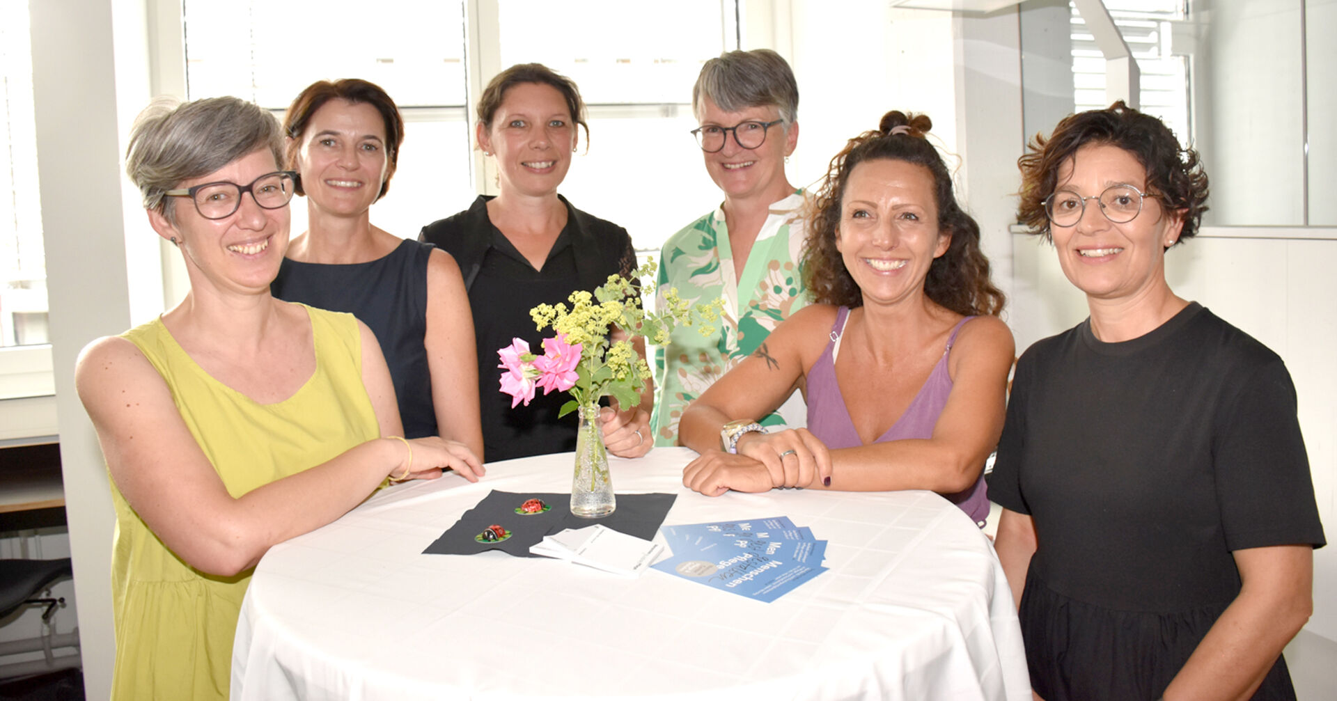 Birgit Battlogg, Dagmar Ruedl, Sandra Leissing, Reingard Fessler, Alise Böni und Claudia Längle