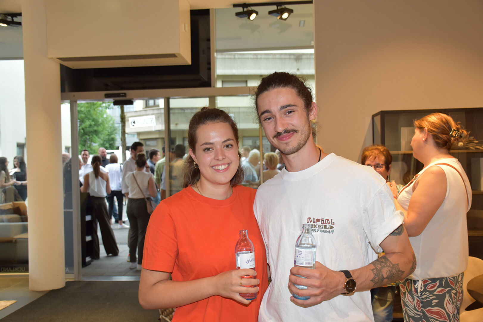 Hannah Fink mit Niklas Engel (Samina Recovery Center Bregenz)