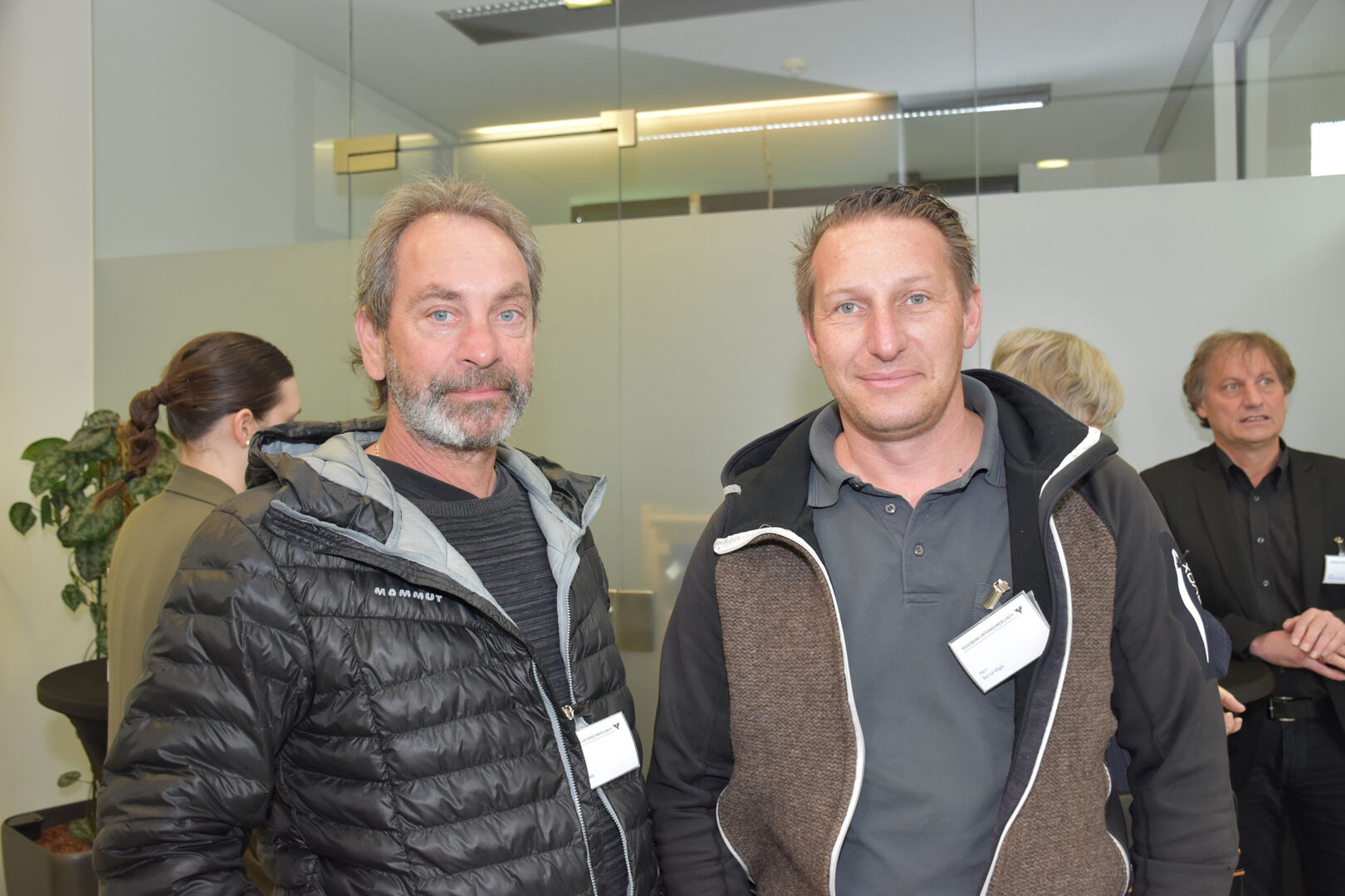 Hubert Reis (Auto Egle Götzis) und Bernd Vögel Auto Egle, Hohenems)