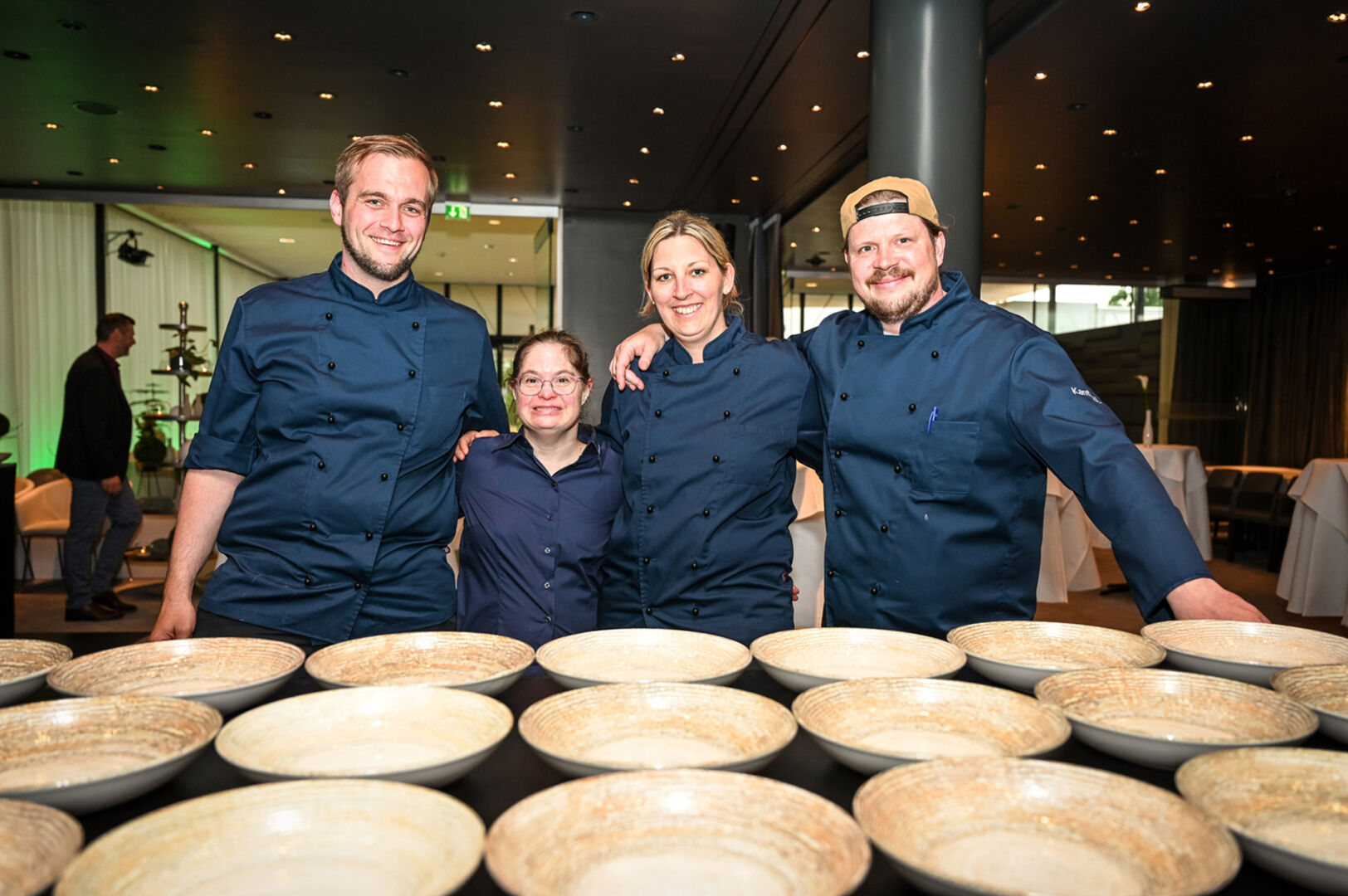 Kantine.L-Team 2: Ralf Langauer, Anita Decker, Christine Starke und Christopher Moosmann (v. li.)