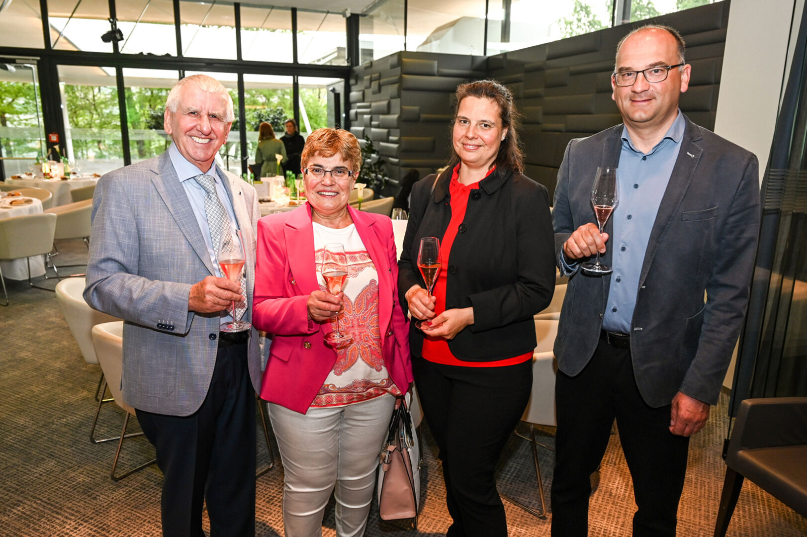 Alfons und Antonia Metzler (Lauterach), Karoline und Hubert Lang (Hörbranz) (v. li.)