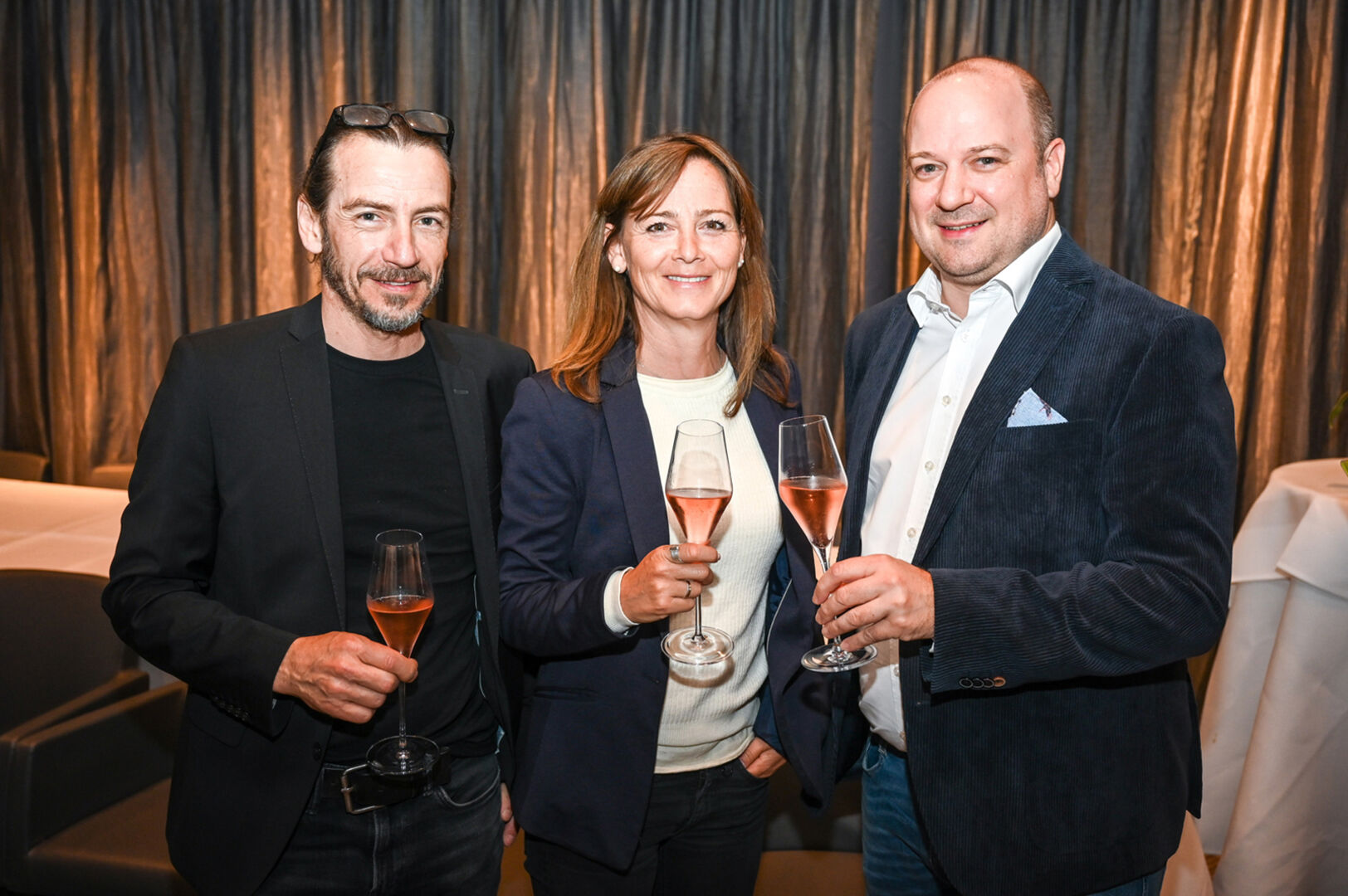 Charly Joven (Don‘t Panik IT) Sabine Fussi und Marc Isele (Digando) (v. li.)