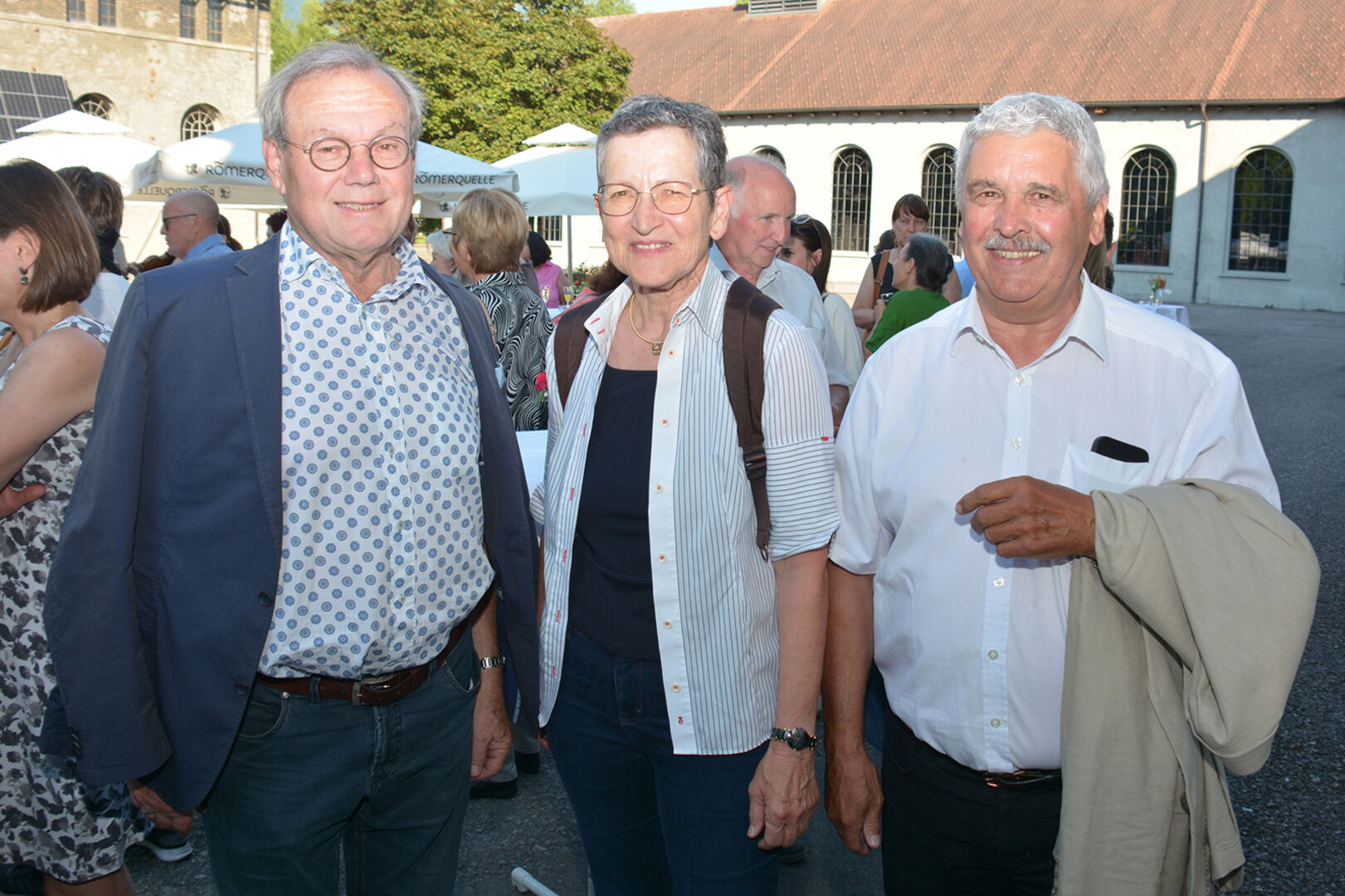 Herbert Schwendinger (Betreuungspool), Alt-LR Greti Schmid und Unternehmensberater Gerhard Vonach (v. li.)