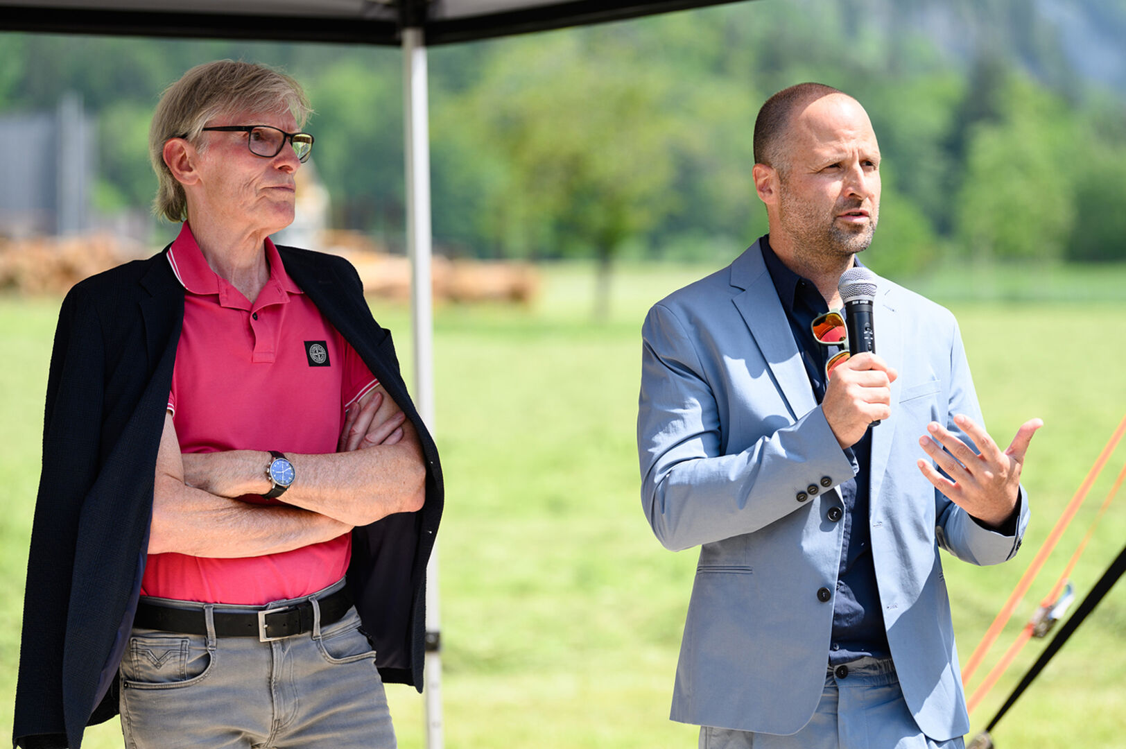 WKV-Präsident Wilfried Hopfner und Landesrat Marco Tittler