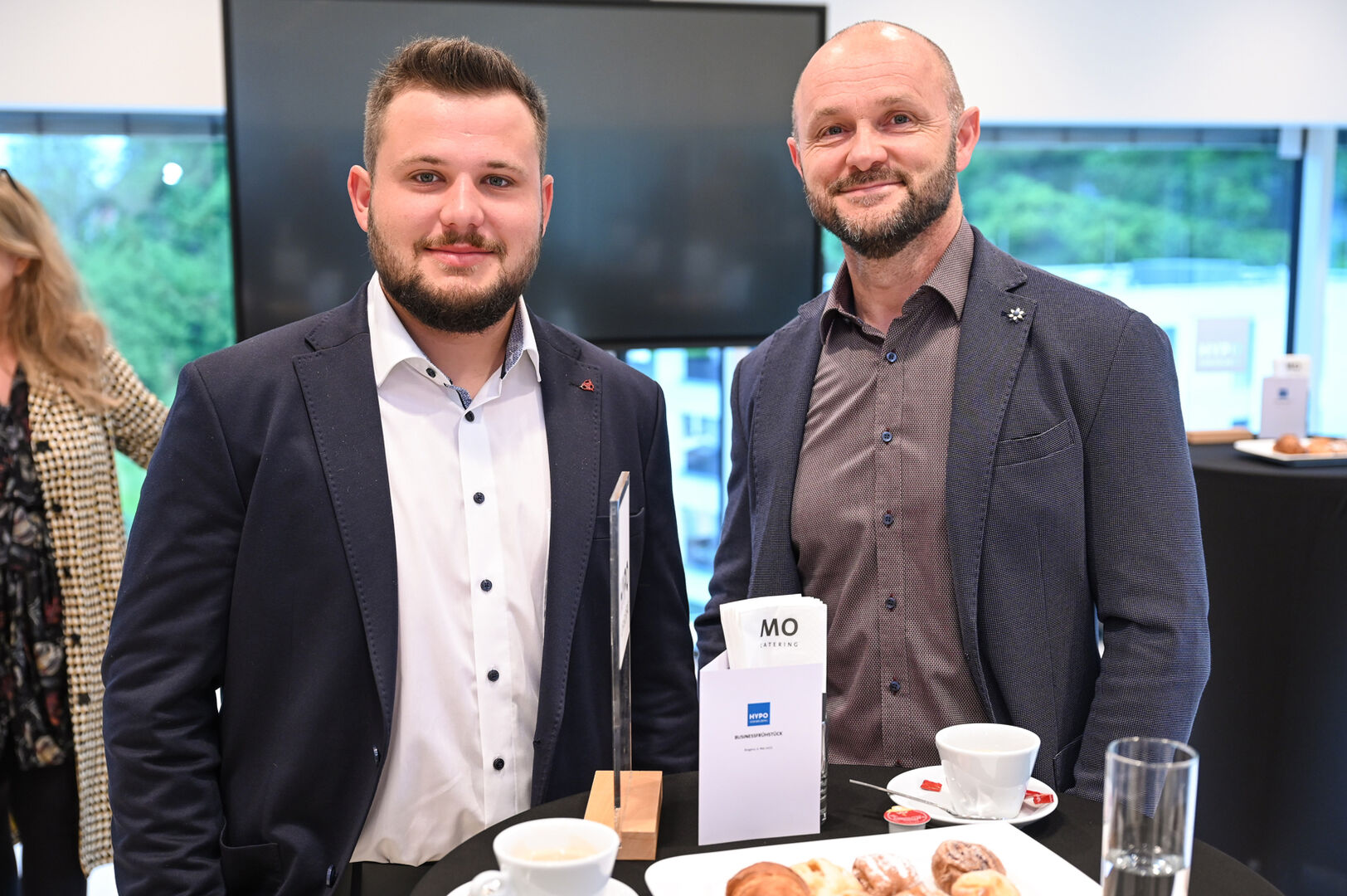 Samuel und Kemal Hadzic (beide KEHA Bau Fraxern) (v. li.)