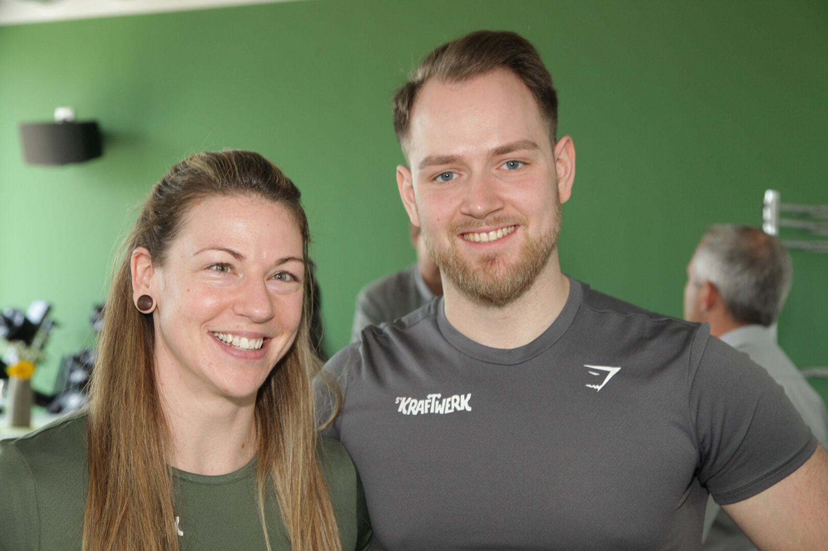 Lisa-Marie König und Michael Burtscher vom Fitnesscenter „s‘Kraftwerk“