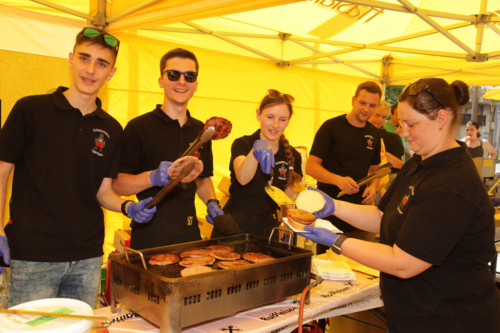 Die Kriasistinker sorgten für perfekte Verpflegung.