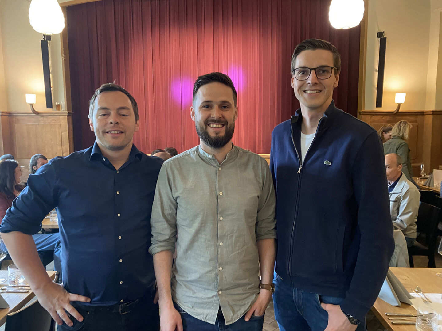 Braugaststätte Löwen Tisis: Martin Frick, Marcel Hois und Philipp Begele (alle Satteins)