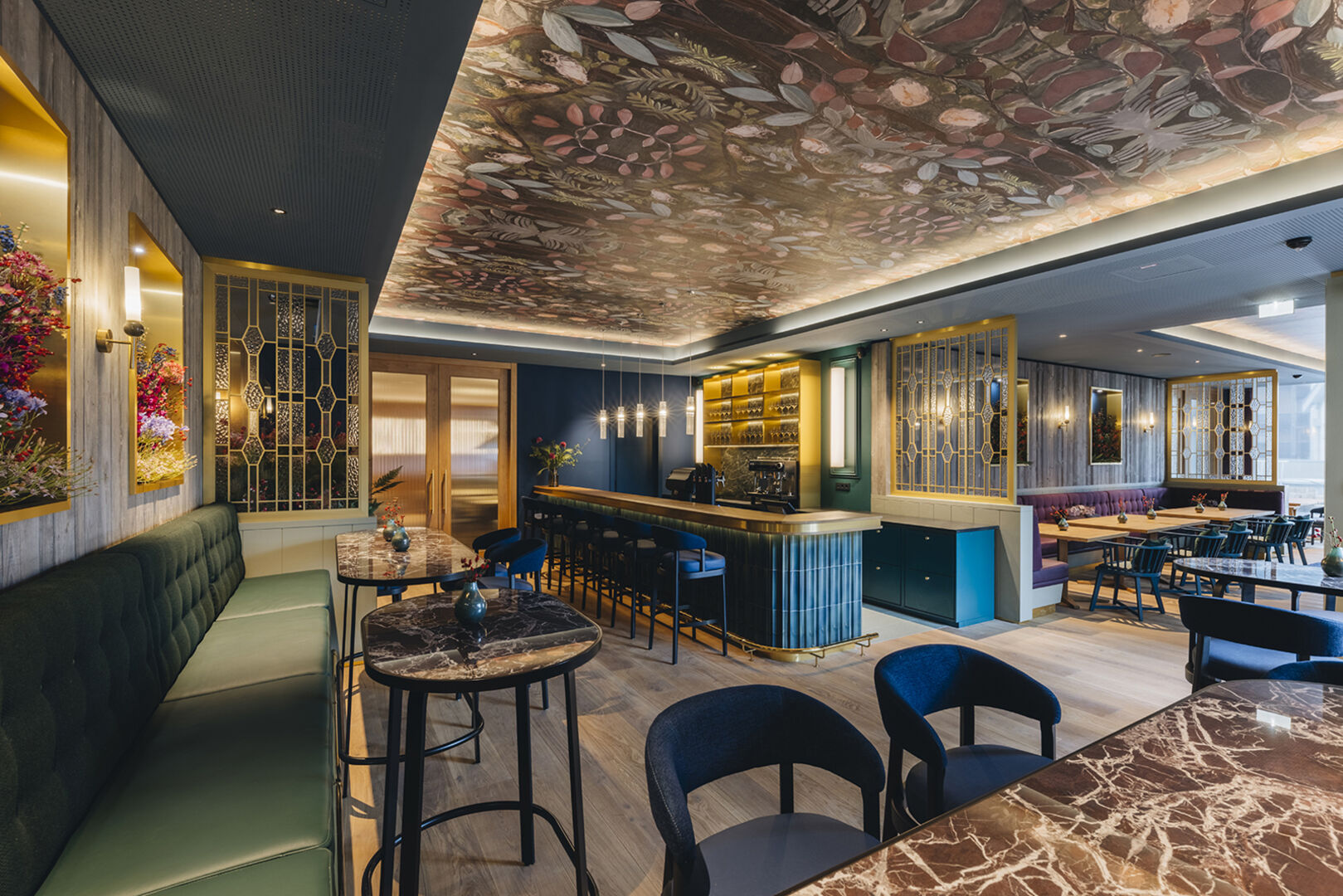 Restaurant „Leonis“ mit dem Charme der 1920er Jahre.