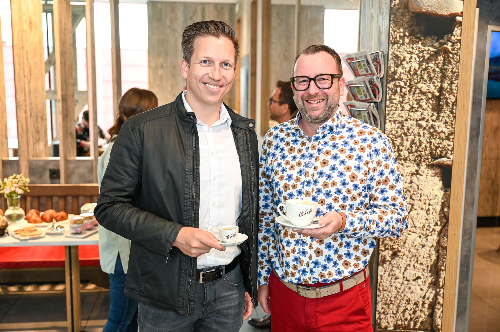 Michael Sutterlütti (Dornbirner Sparkasse), Dietmar Amann (Wirtschafts-SR Hohenems)