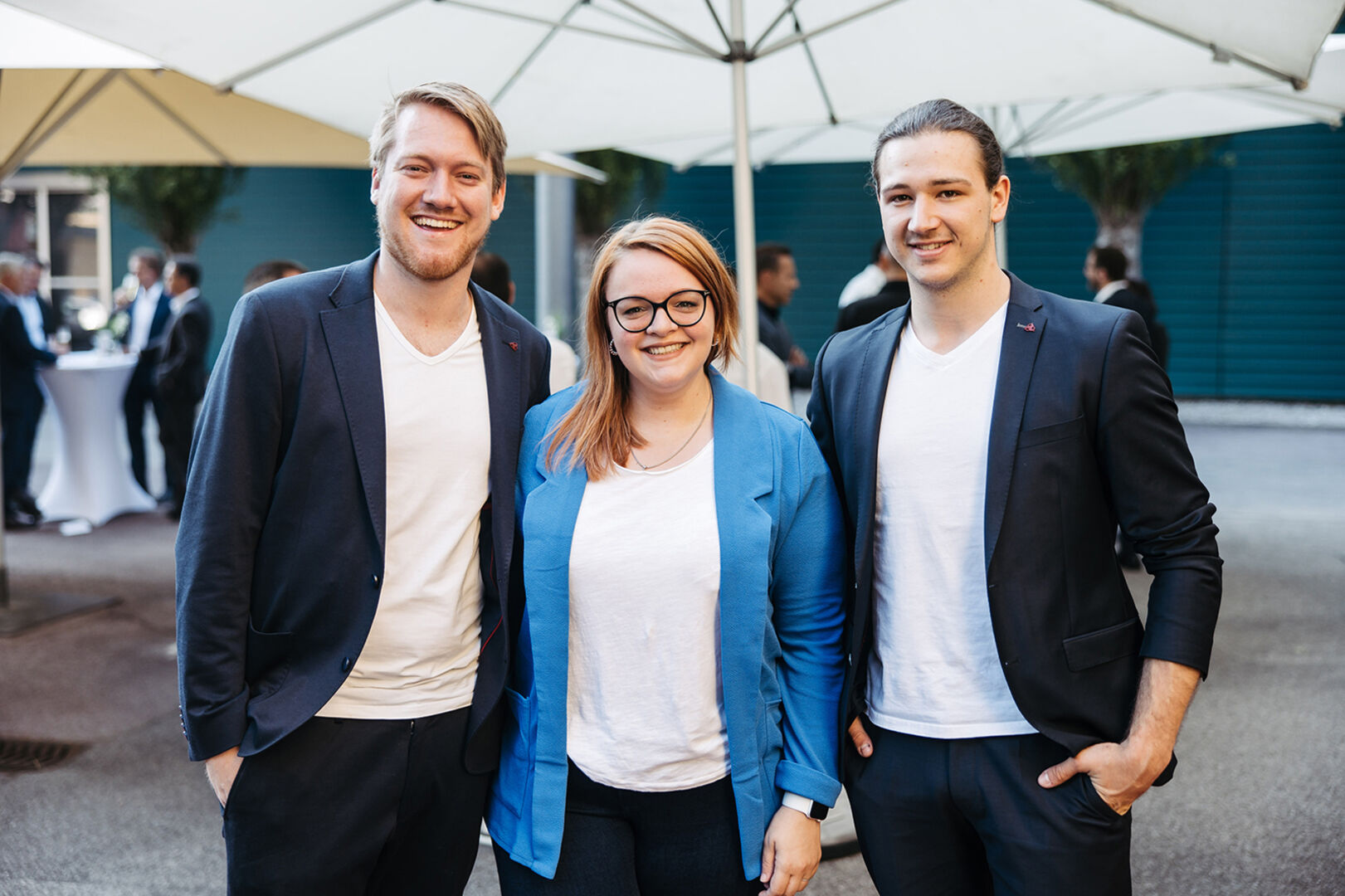 Raphael Ott, Sarah Lechner und Bernhard Gantner (alle Sodex Innovations) (v. li.)