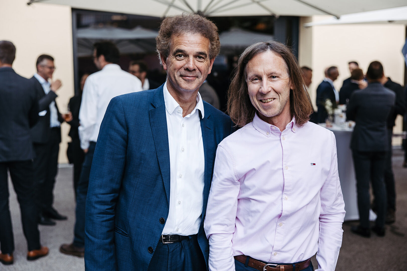 WKV-Dir. Christoph Jenny und Hermann Eberle (Jury Mitglied Innovationspreis) (v. li.)