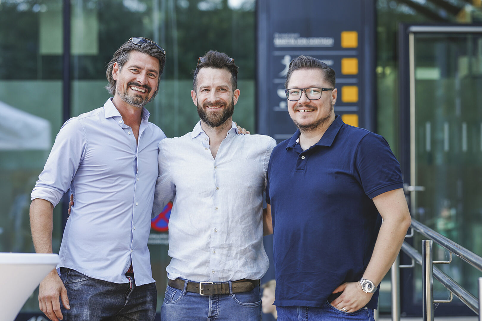 Zahnarztkollegen Dr. Robert Immler, Dr. Hannes Marugg und Dr. Tomas Kupec