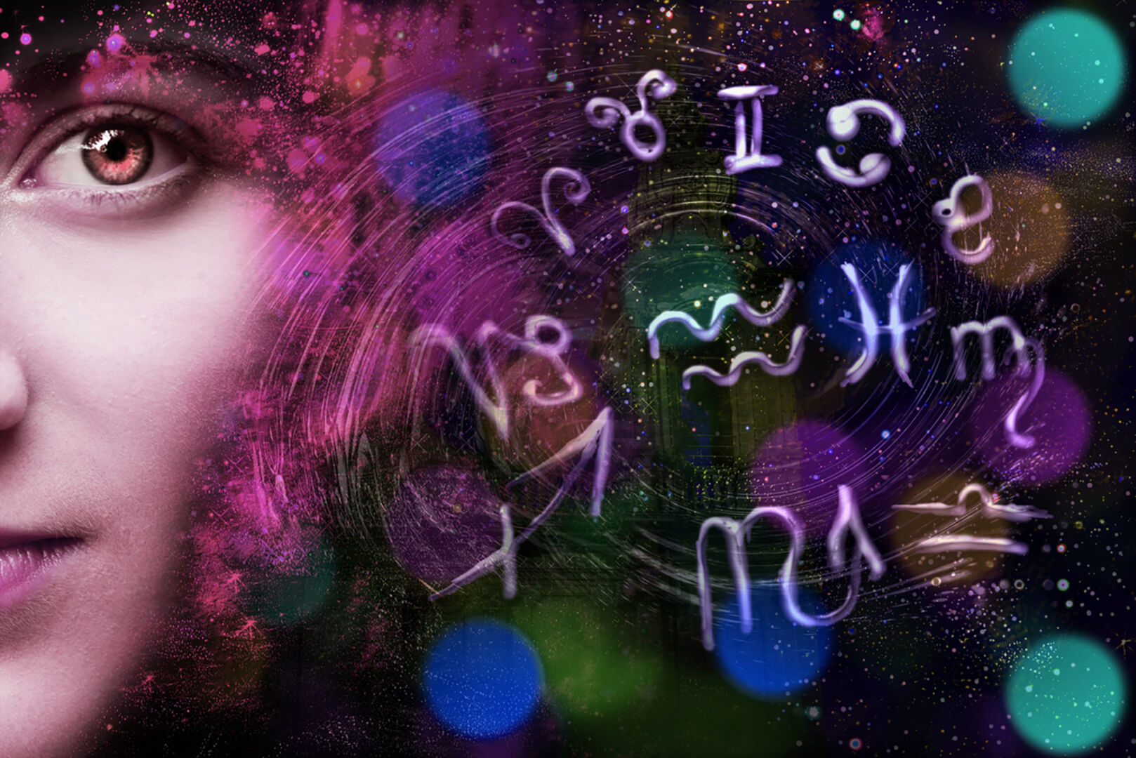 Frau mit Sternzeichen | Credit: iStock.com/Dzhulbee