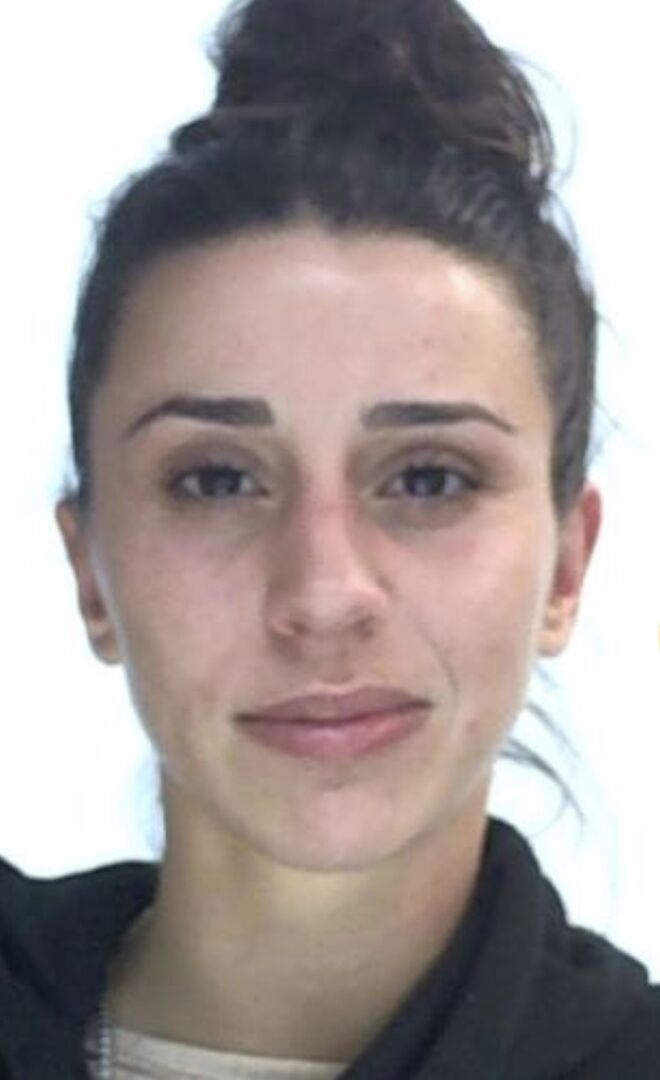 Tania Gomez ungeschminkt (Fahndungsfoto).