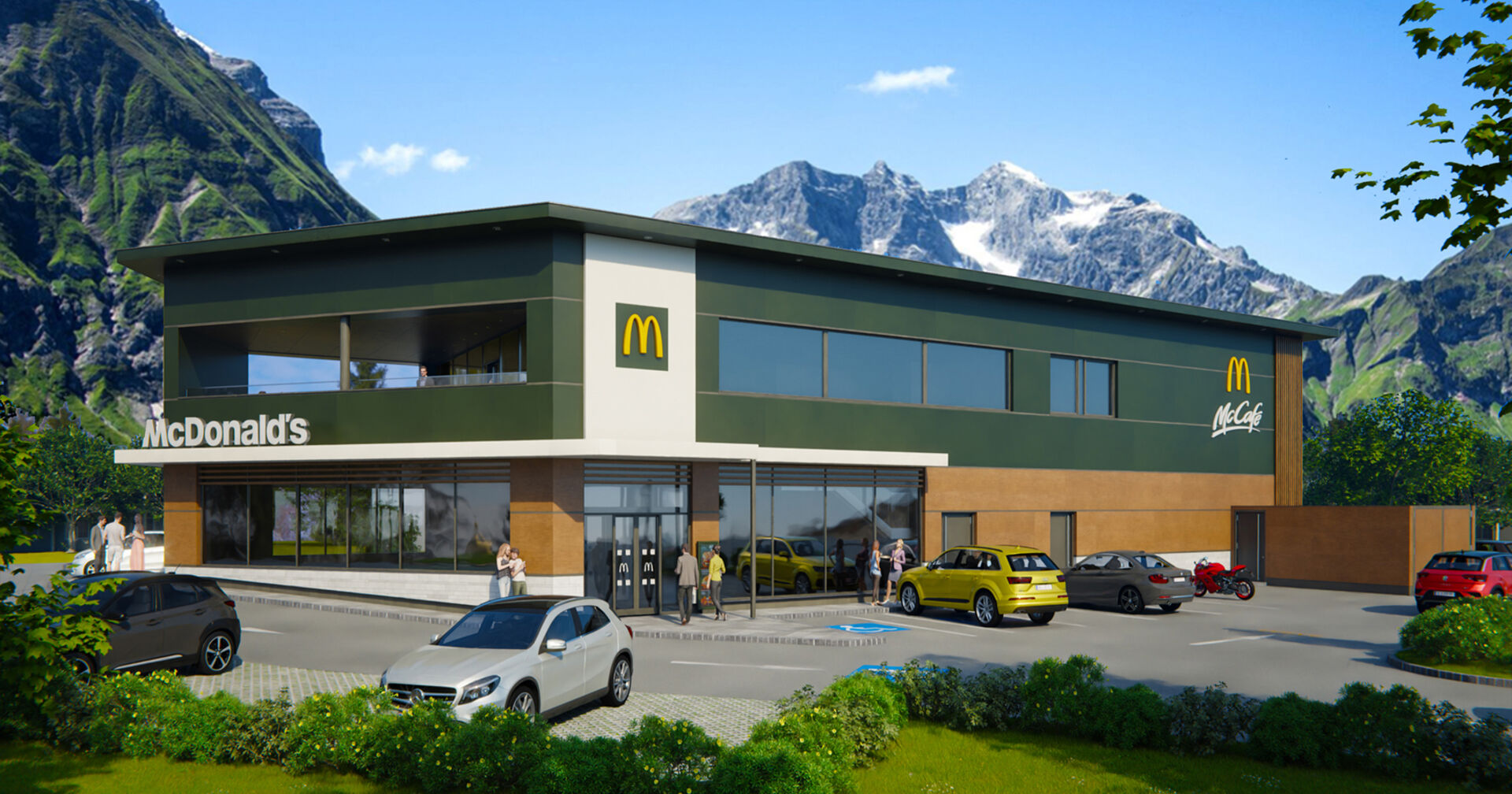 Das McDonald’s Flagship-Restaurant soll Anfang 2024 eröffnet werden.