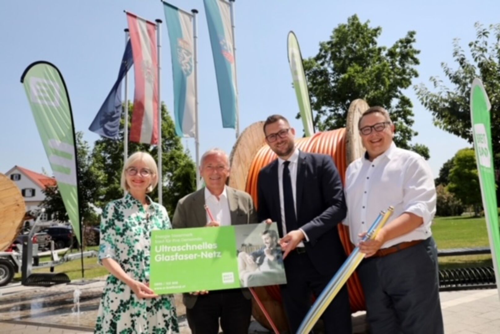 Die Energie Steiermark baut das Glasfasernetz in Premstätten aus