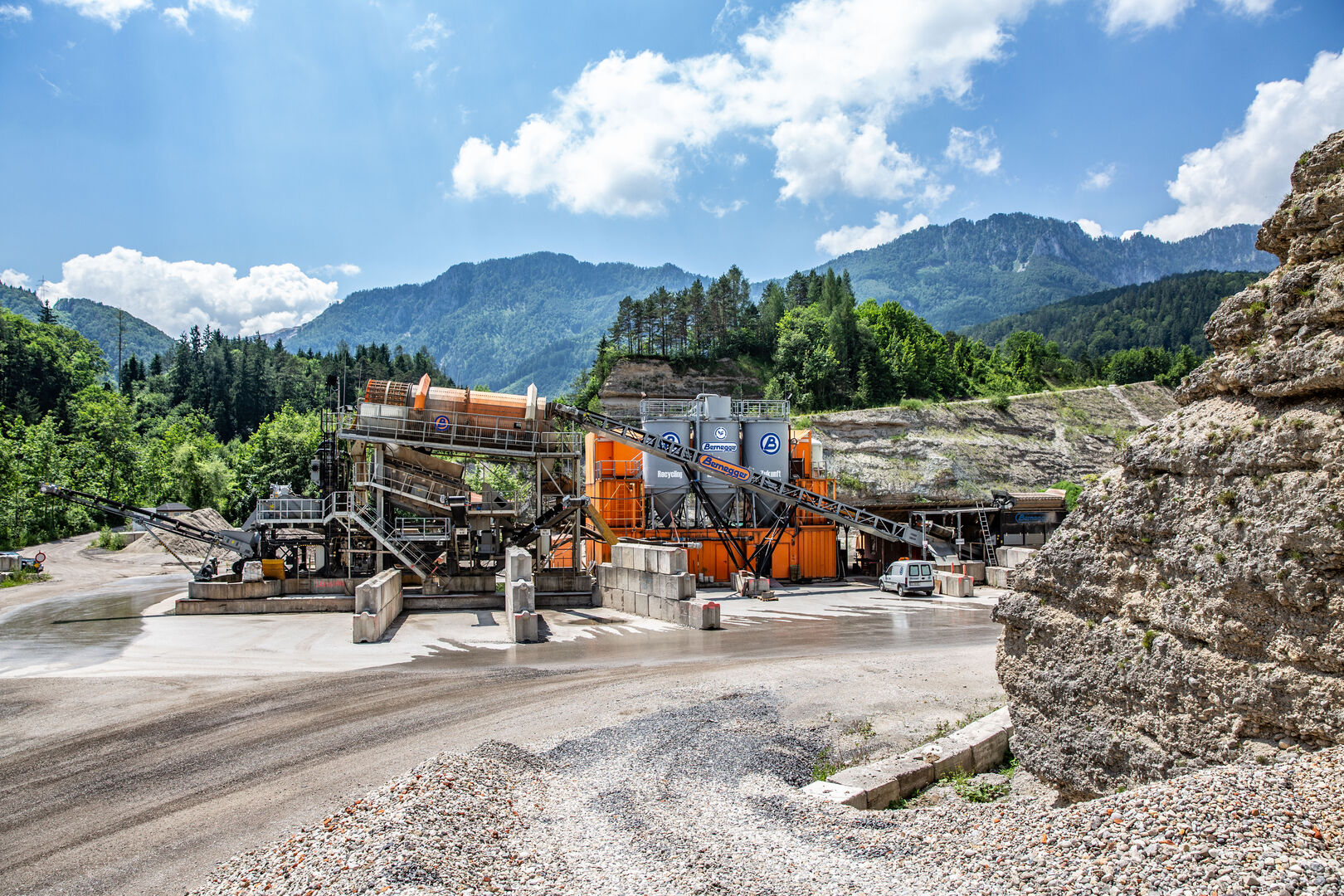 Rohstoffabbau in den Kalkalpen