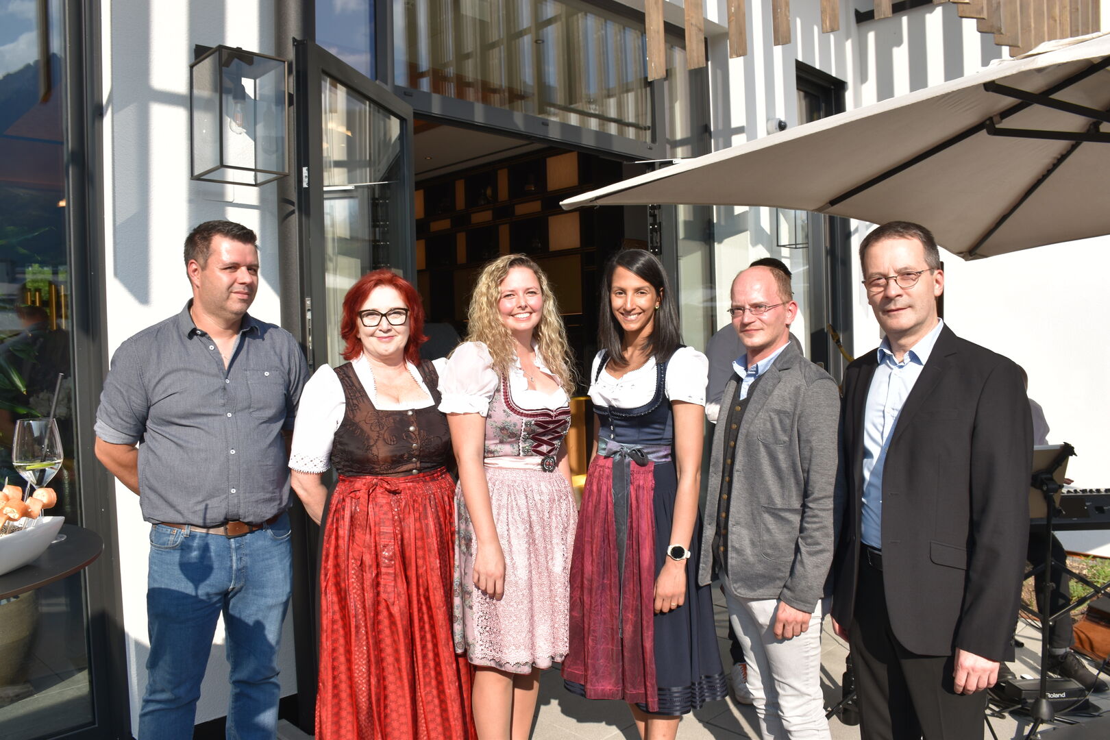 Vom Löwen Hotel Montafon-Team: Sascha Tschabrunn, Gordanna Jekic, Viktoria Türtscher, Joana Morgner, Thomas Malsch und Mathias Günther (v. li.)