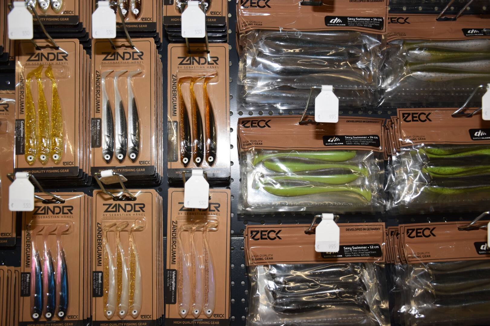 Die Marke „Zeck Zander“ als Köder ist neu im Programm bei PROFISCH Angelsport.