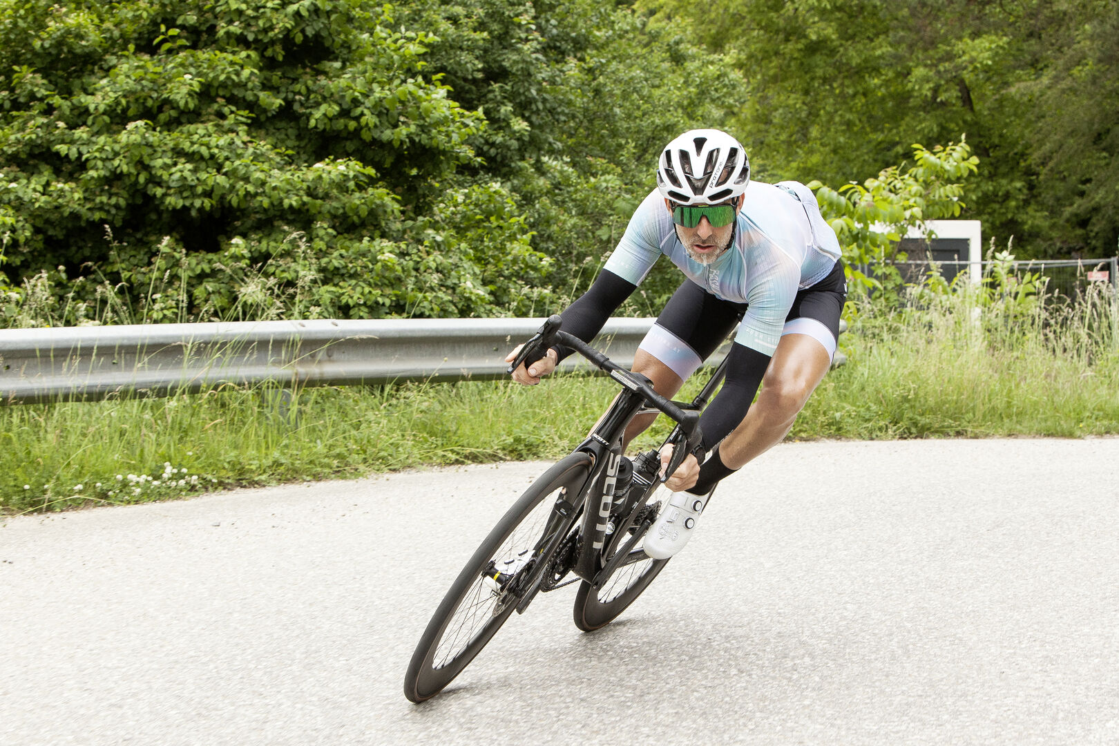 Florian Posch am Rennrad